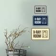 Classic Framed XRay Room Sign (Brushed Gold) Medium