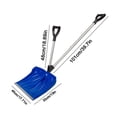 thumbnail image 2 of Heavy Duty Snow Shovel with Ergonomic Handle, Wide Blade Plastic Snow Pusher for Driveway, Detachable Design with Auxiliary Handle, Easy to Store Outdoor Winter Tool for Sidewalk Removal, 2 of 7