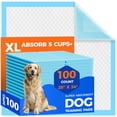 thumbnail image 1 of Empapadores para perros YOPETKI XL 71 x 86 cm, súper absorbentes, 100 unidades, 1 of 8