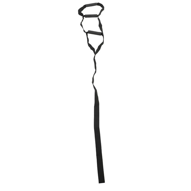 Bed Ladder Strap, Adjustable Pull Up Rope Ladder Portable Nylon Ergonomic 3 Handle For Hospital For Patient