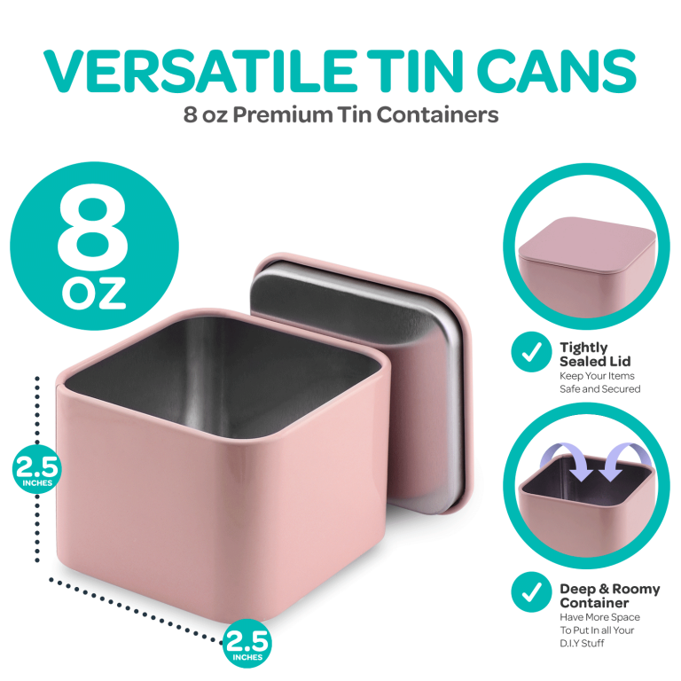 Yinkin 12-Pack Heart Shaped Tin Boxes With Lids & Wicks - 2 Oz, For DIY Candles, Candies, Valentine Gifts (Colorful Assortment)