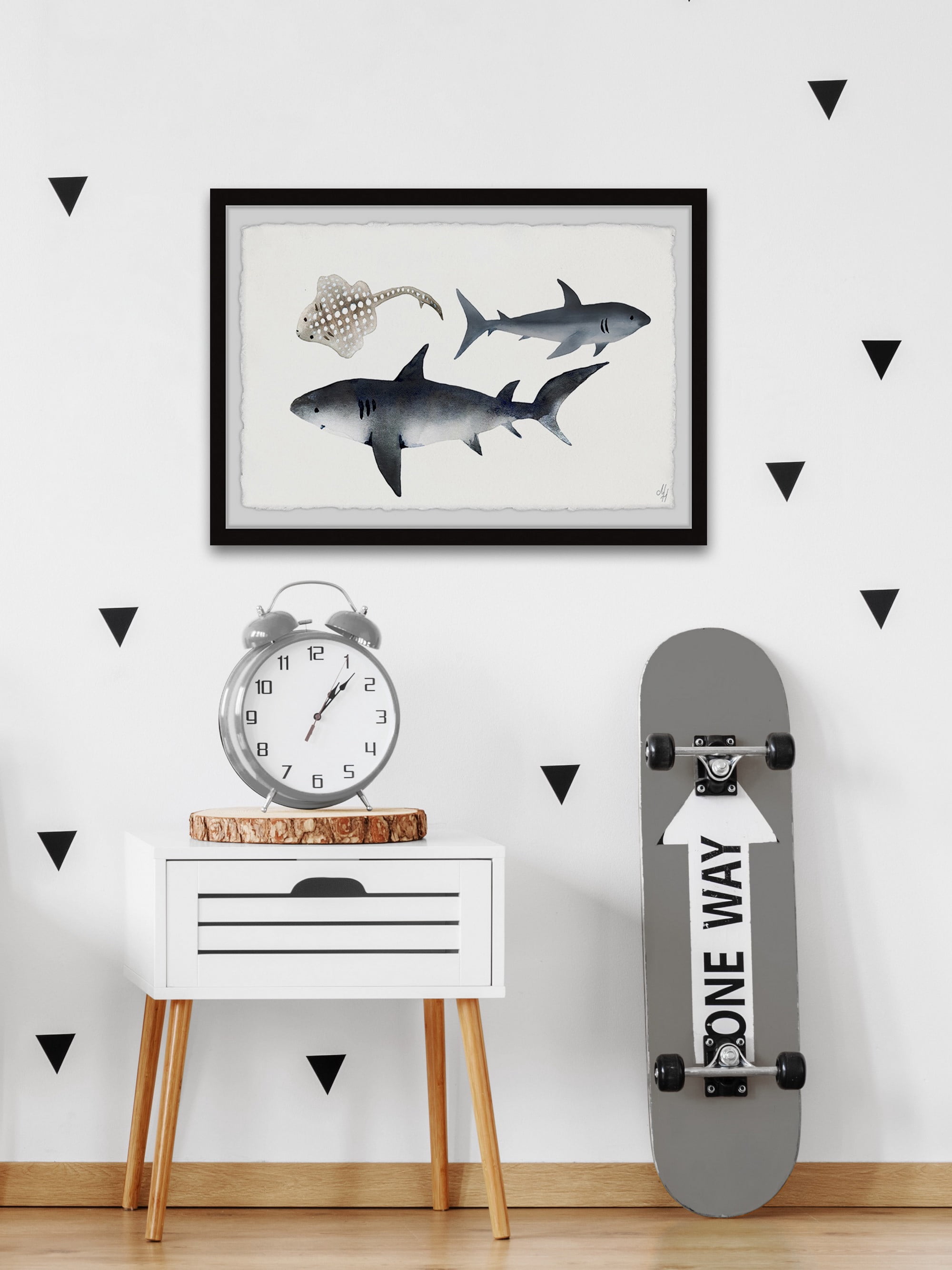 Marmont Hill Kings Of The Sea Framed Wall Art, 24.00" x 1.50"