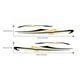 thumbnail image 4 of Paquete de 2 calcomanías autoadhesivas para carrocería de coche, autocaravanas universales, caravanas, decoración de vehículos, pegatina de Automoción decorativa y accesorios Amarillo negro Kenally VI017652-01, 4 of 6