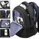 thumbnail image 2 of Mochila BIKROD para hombre y mujer, escuela, viajes universitarios, color negro, 2 of 7