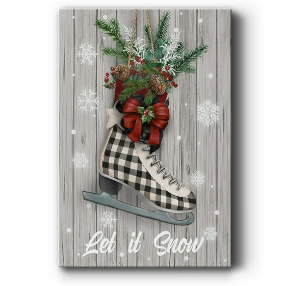 Christmas Skates- Gallery Wrapped Canvas
