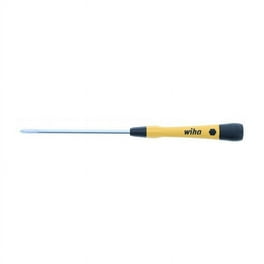 Wiha Tamper Resistant Torx Screwdriver - T10 X 80mm Security Bit With Soft Grip Handle
