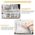 thumbnail image 7 of GCQ Steel Mesh Grill Rack for Convection Oven, 15.5 x 11.6 Inch Non-Stick, 2-Piece Air Fryer Basket & Baking Tray Set, Dishwasher Safe, Oven Replacement Accessories, 7 of 7