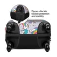 thumbnail image 4 of Daiia Unicorn DoingYoga Luggage Cover, Thickened Washable Travel Luggage Covers, Elastic Unique Baggage Covers for 18-20 inch Luggage-X-Large, 4 of 9