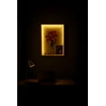 thumbnail image 3 of Dried Flower Shadow Box with LED Light | Changeable Artwork Display & Storage Frame | Wall-mounted & Tabletop Photo Album Display Frame (Orange), 3 of 4