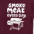 thumbnail image 3 of Instant Message - Smoke Meat Every Day - Men's Short Sleeve Graphic T-Shirt, 3 of 6