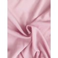thumbnail image 3 of Pink Contrast Trim Bow Accent Elegant Short Sleeve Fit & Flare Mini Dress, 3 of 3