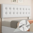 thumbnail image 4 of Faux Leather King Size Bed Frame with 4 Storage Drawers and Headboard, 4 of 8