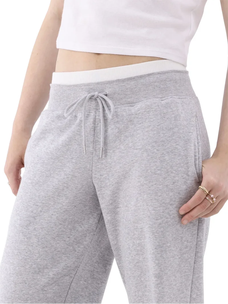 【BAON】[unisex] Lillani Banding Washing Bermuda Sweatpants No Boundaries Double Waistband Sweatpants, 31” Inseam, 2