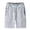 Light Gray, variant on Mens Shorts 7 Inch Inseam 2026 Fleece Athletic Workout Shorts Multi Pockets Short Pants Everyday Daily Wear
