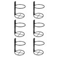 thumbnail image 1 of Wine Wall Holder, 6 Pack Wall Mounted Wine Rack, Metal Wine Bottle Display Holder For Wine Storage, 1 of 5