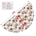 thumbnail image 3 of Sigee Christmas Santa Claus for Christmas Decoration Tree Skirt Christmas Tree Skirt,Christmas home decor Holiday Tree Skirt Fits Christmas Tree-36", 3 of 7