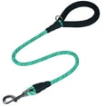 thumbnail image 1 of VIVAGLORY Dog Leash, Heavy Duty Rope Lead with Padded Handle, Reflective, Small, Green, 3 ft, 1 of 6