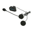 thumbnail image 4 of Casco de motocicleta con Bluetooth, auriculares con reducción de ruido de volumen ajustable, casco impermeable IP67, intercomunicador Bluetooth con micrófono, 4 of 10