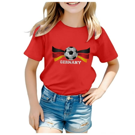 

ZMHEGW Unisex Kids Print Tee Boy Girl Funny T Shirts Short Sleeve Round Neck Top Toddler Boys Girls T Shirts