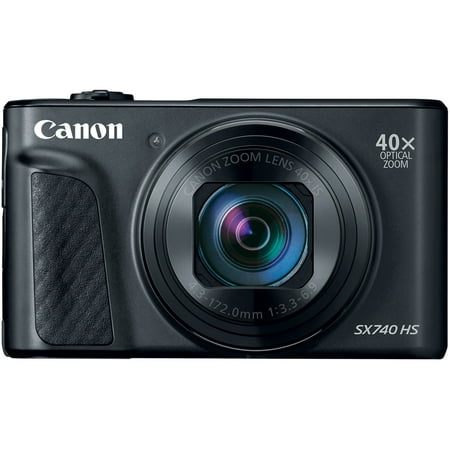 Image of Canon PowerShot SX740 HS 4x 20.3 Megapixel CMOS Digital Camera New Black