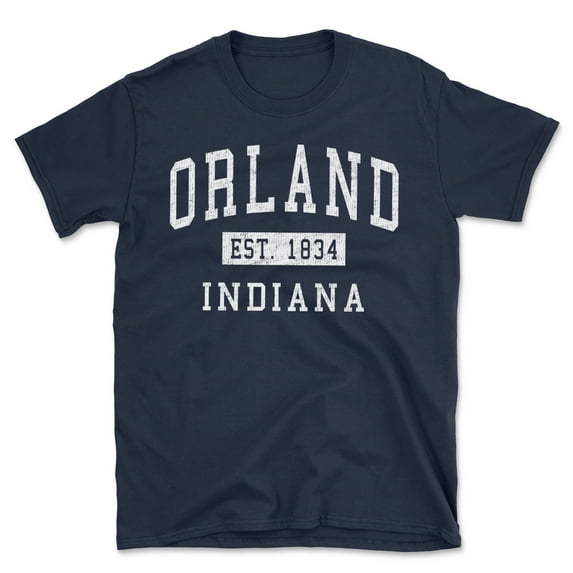 Orland Indiana Classic Established Men's Cotton T-Shirt