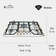 thumbnail image 4 of PARRILLA DE GAS EMPOTRABLE CON 5 QUEMADORES ECOCINARE STUF-05, 4 of 6