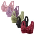 thumbnail image 1 of Weiqiqre Bras for Women Front Closure Bras for Women Wireless Post Surgery Full Coverage Seamless Plus Size Bra, 1 of 3