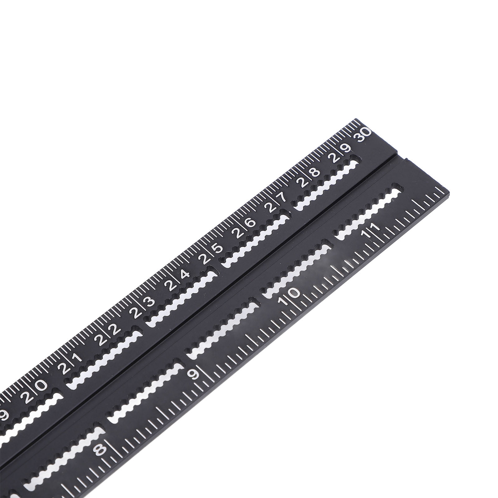 Nieyigj Combination Angle Ruler Multi Function Movable Woodworking Horizontal Universal Vernier Bevel Protractor 12 inches / 300mm Black