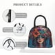 thumbnail image 4 of Disketp Bohemian Colorful Flower Woman Bolsa Térmica para Almuerzo, Lonchera con Abertura Amplia y Gran Capacidad, Organizador Reutilizable para Mujeres, Hombres y Adultos, 4 of 6