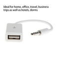 thumbnail image 4 of stanreset Car Audio Cable USB to 3.55mm U Disk CD Player Converter Wire Line Cord Portable Hotel Electric Equipment Conversion Connector, 4 of 6
