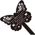 thumbnail image 2 of Butterfly Shaped Love Won't Go Away Garden Stake Memorial Remembrance Plaque Stake for Cemetery Acrylic Grave Stake Waterproof Sympathy Garden Stake for Yard Grave Cemetery, 2 of 7