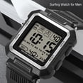 thumbnail image 3 of Reloj Digital Para Hombre Con Retroiluminación LED, Cronómetro, Calendario De Alarma Para Deportes, Banda De Goma Resistente Al Agua Hasta 50 M, 3 of 7