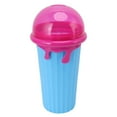 thumbnail image 4 of Taza de batidos congelados Gel de sílice PP DIY Ayuno casero Enfriamiento Taza exprimidora congelada para regalo de verano Azul, 4 of 10