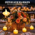 thumbnail image 3 of Velas LED Sin Llama, 48PCS Velas LED Pilas, Flama Realista, Velas Eléctricas Impermeables, LED Velas de Té Decorativas, Libres de Humo, para Navidad, Halloween, Bodas, San Valentín, Fiestas, Hogar, 3 of 4