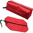 thumbnail image 4 of Pochette à Outils Sac Fourre-Tout en Toile Sac à Fermeture Éclair Sac d'Organisation Multi-Usage Rouge, 4 of 5