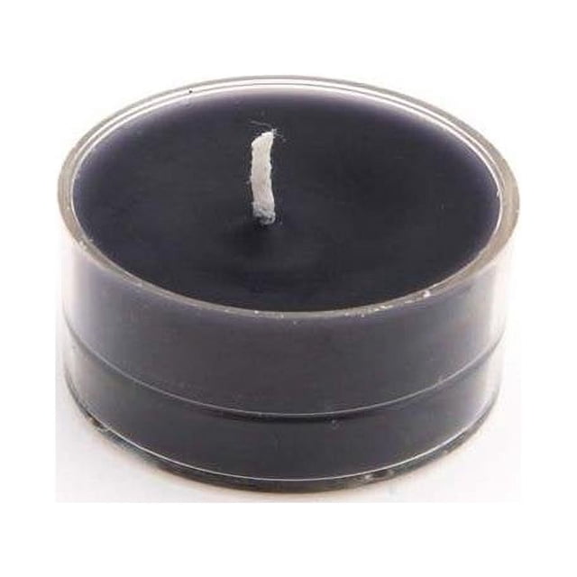 Tealight Candles, Black - 50 Piece per Pack