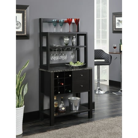 Home Bar Furniture - Convenience Concepts Newport Serving Bar