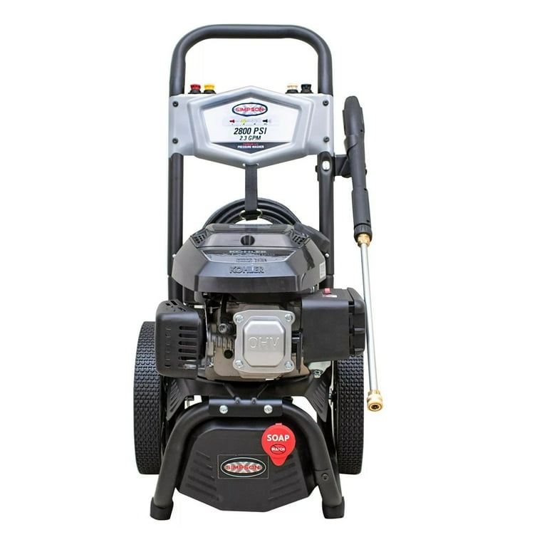 SIMPSON MS61114 MegaShot 2800 PSI at 2.3 GPM KOHLER XTX675 Cold Water Pressure Washer