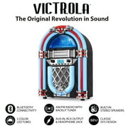 Victrola Nostalgic Wood Countertop Jukebox with Built-in Bluetooth