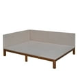 thumbnail image 7 of Royard Oaktree Full Size Upholstered Daybed, L-Shaped Linen Corner Sofa Bed Frame for Living Room, 7 of 7
