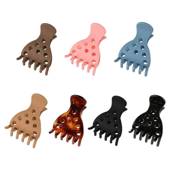 Vintage Styles Hair Root Clip 7Pcs Plastic Claw Hair Decors Easy to Use Hair Accessories For Volumizing Curls Daily Use