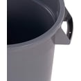thumbnail image 3 of Carlisle 34101023 Bronco Round Waste Container Only, 10 Gallon, Gray Pack of 6, 3 of 6