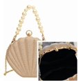 thumbnail image 3 of CAILDANL Lovely Shell Handbag Purse Beaded Evening Bag Chain Cross-body Clutch Purse, 3 of 7