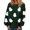 Dark Green, variant on SRZYMJ Halloween Sweatshirts Women Colorful Sequin Ghost Graphic Pullover Shirt Halloween Witch Crewneck Sweater