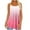 Pink, variant on Htigea Spaghetti Strap Camisole Tank Tops for Women, Basic Flowy Cami Undershirts Black,3XL