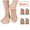 Beige, variant on 2 Pair Bunion Relief Sleeve,Tailors Bunion Corrector with Gel Pad,Non-Slip Bunionette Relief Socks,Big Toe Straightener Protector,Pain Relief Hallux Valgus Correction (Size:L)