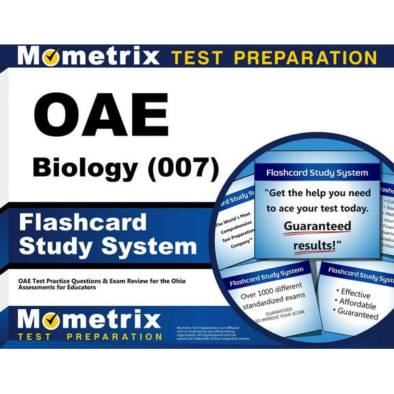 Oae Biology (007) Flashcard Study System : Oae Test Practice Questions & Exam Review for the Ohio Assessments for Educators (Cards)