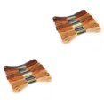 thumbnail image 4 of Matsuzay Bordado Multicolor hilos de punto de cruz DIY acolchado suave Kit de ovillos de costura artesanía café 8 colores No.02 2Conjunto, 4 of 6