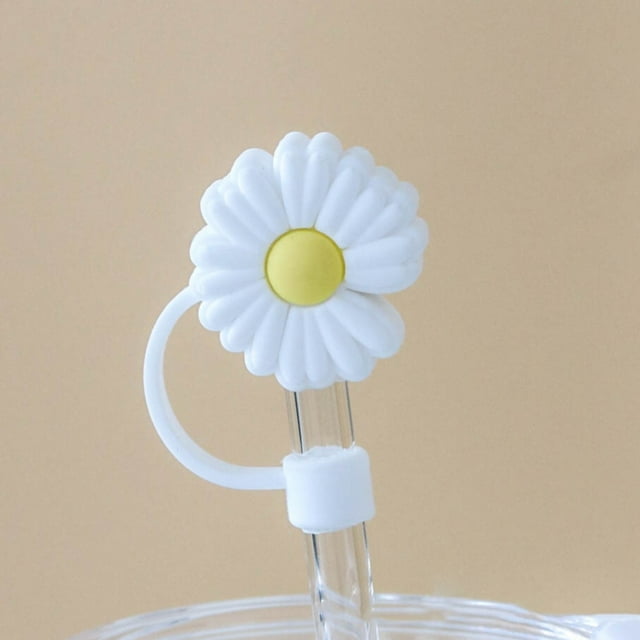 XZZjjl Straw Tips Cover Reusable Food Grade Silicone Straw Caps