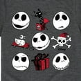 thumbnail image 3 of The Nightmare Before Christmas - Jack Christmas Grid - Toddler And Youth Short Sleeve Graphic T-Shirt, 3 of 5